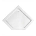 Поддон акриловый ABS12 100х100х15 трапеция (с сифоном) EG230001