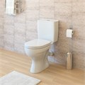 Унитаз-компакт "Проксима" GESSO  кос.выпуск, ниж. подвод,1 уров. арматура, сид. полипропилен УТ-00014553