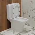 T2335 Унитаз-компакт, безободковый круговой смыв, сиденье тонкое ДП, крепления, арматура, горизонтальный выпуск EG040064