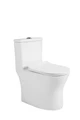 Унитаз-моноблок EG410 безободковый, сиденье тонкое ПП, арматура EG050054