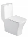 Унитаз-моноблок EG405 безободковый, сиденье тонкое ПП, арматура EG050043