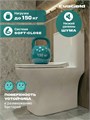 Унитаз-моноблок EG405 безободковый, сиденье тонкое ПП, арматура EG050043