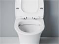 Унитаз-моноблок SM9612 безободковый, сиденье тонкое ДП, арматура (с гофрой и подводкой) EG050025