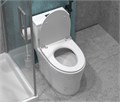 Унитаз-моноблок SM9609 МРАМОР безободковый, сиденье тонкое ДП, арматура (с гофрой и подводкой) EG060001