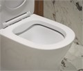 Унитаз-моноблок SM9618 безободковый, сиденье тонкое ДП, арматура (с гофрой и подводкой) EG050005