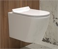 Унитаз подвесной SM9315 безободковый, сиденье тонкое ДП, крепления EG070035
