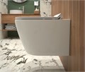 Унитаз подвесной SM9315 безободковый, сиденье тонкое ДП, крепления EG070035