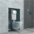 Кнопка смыва EvaGold 03, пластик круг хром для инсталляции EvaGold 400 и EvaGold 500 EG100020