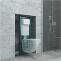 Кнопка смыва EvaGold 03, пластик круг белая для инсталляции EvaGold 400 и EvaGold 500 EG100019