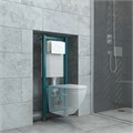 Кнопка смыва EvaGold 05, пластик квадрат белая для инсталляции EvaGold 400 и EvaGold 500 EG100027