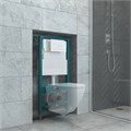 Кнопка смыва EvaGold 05, пластик квадрат белая для инсталляции EvaGold 400 и EvaGold 500 EG100027