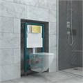 Кнопка смыва EvaGold 03, пластик круг золото для инсталляции EvaGold 400 и EvaGold 500 EG100043