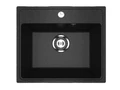 Мойка композит.Practik PR-M 490-004 ПРЯМОУГОЛЬНАЯ черный оникс 490*420*190 без сифона 00-0001035