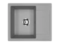 Мойка композит.Practik PR-M 575-003 ПРЯМОУГОЛЬНАЯ светло-серая 575*495*215 без сифона 00-00010368