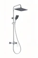 Душевая стойка со смесителем Террано, хром, EvaGold EG400100