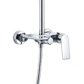 Душевая стойка со смесителем Террано, хром, EvaGold EG400100