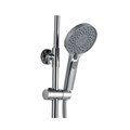 Душевая стойка со смесителем Борнео, хром, латунь, EvaGold EG400059