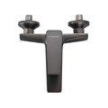 Смеситель для ванны Веллар, оружейная сталь, латунь, EvaGold EG400093