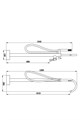 Sirius FB04B-PVD Напольный смеситель для ванны латунь, черный EvaGold EG400073.