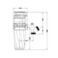 Измельчитель для пищевых отходов MILACIO VIDA 380 PRO, 5550380.GD, золото 5550380.GD