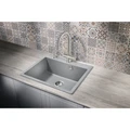 Мойка для кухни MILACIO Murcia 60 Cuarzo, MC.77013, серый металлик MC.77013