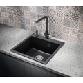 Мойка для кухни MILACIO Murcia 51 Cuarzo, MC.77021, черный матовый MC.77021