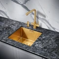 Мойка для кухни MILACIO Denia 44 Steel, MC.77438, золото MC.77438
