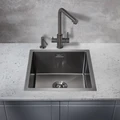 Мойка для кухни MILACIO Denia 44 Steel, MC.77439, вороненая сталь MC.77439
