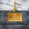 Мойка для кухни MILACIO Denia 48 Steel, MC.77448, золото MC.77448