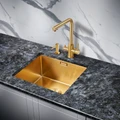 Мойка для кухни MILACIO Denia 48 Steel, MC.77448, золото MC.77448