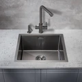 Мойка для кухни MILACIO Denia 48 Steel, MC.77449, вороненая сталь MC.77449