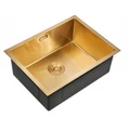 Мойка для кухни MILACIO Denia 58 Steel, MC.77458, золото MC.77458