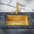 Мойка для кухни MILACIO Denia 58 Steel, MC.77458, золото MC.77458