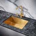 Мойка для кухни MILACIO Denia 58 Steel, MC.77458, золото MC.77458