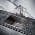 Мойка для кухни MILACIO Denia 58 Steel, MC.77459, вороненая сталь MC.77459