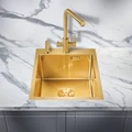 Мойка для кухни MILACIO Denia 41 Steel, MC.77468, золото MC.77468