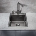 Мойка для кухни MILACIO Denia 41 Steel, MC.77469, вороненая сталь MC.77469