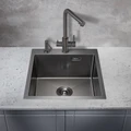 Мойка для кухни MILACIO Denia 46 Steel, MC.77479, вороненая сталь MC.77479