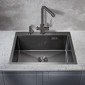 Мойка для кухни MILACIO Denia 59 Steel, MC.77499, вороненая сталь MC.77499