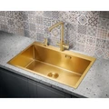 Мойка для кухни MILACIO Denia 750 Steel, MC.77508, золото MC.77508