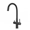 Смеситель для кухни с фильтром Milacio Ultra, MCU.560.TBB, total black черный шланг MCU.560.TBB