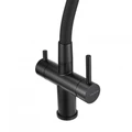 Смеситель для кухни с фильтром Milacio Ultra, MCU.560.TBB, total black черный шланг MCU.560.TBB