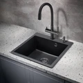 Смеситель для кухни с фильтром Milacio Ultra, MCU.560.TBB, total black черный шланг MCU.560.TBB