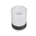 Держатель со стаканом MILACIO Ultra ,MCU.961.MB, настенный, чёрный матовый MCU.961.MB