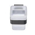 Держатель со стаканом MILACIO Ultra, MCU.951.MB, настенный, чёрный матовый MCU.951.MB