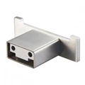 Крючок для полотенца MILACIO Ultra, MCU.950.SS, двойной, сталь нержавеющая MCU.950.SS