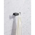 Крючок для полотенца MILACIO Ultra, MCU.950.MB, двойной, чёрный матовый MCU.950.MB