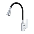 Смеситель Prohanss P61.4406 для кухни высокий гибкий излив, хром P61.4406
