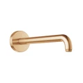 Душевой кронштейн DN 15 KEUCO ELEGANCE, 51688030400, с круглым отражателем, 462 мм, бронза шлифованная 51688030400