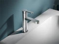 Смеситель для умывальника на одно отверстие 100, без гарнитуры KEUCO IXMO FLAT, 59502013100, хром 59502013100